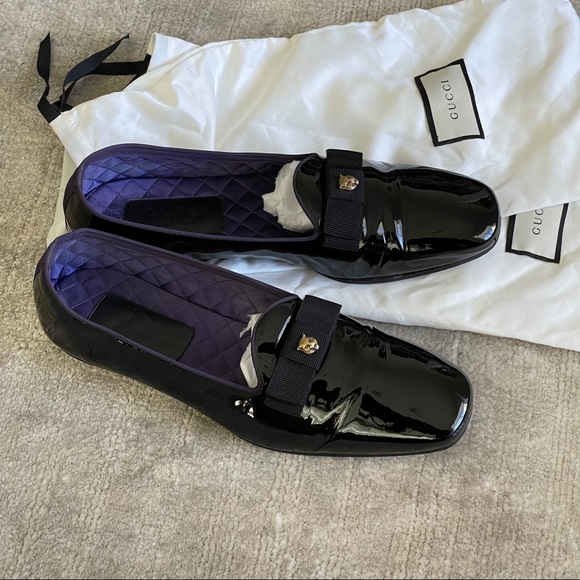 Gucci men’s patent leather shoes . Size 10G